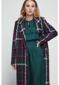 medicine - Medicine płaszcz z domieszką wełny damski przejściowy dwurzędowy. Materiał: wełna. Styl: klasyczny #3