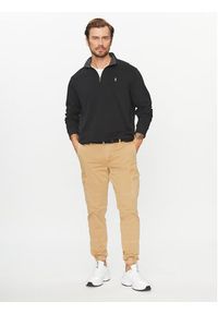 Polo Ralph Lauren Bluza 710812963037 Czarny Regular Fit. Typ kołnierza: polo. Kolor: czarny. Materiał: bawełna