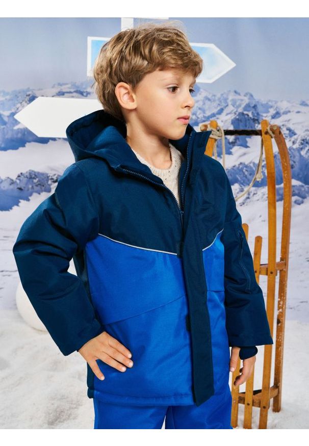 Sinsay - Kurtka narciarska - niebieski. Kolor: niebieski