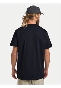 Jack Wolfskin T-Shirt Brand T A64116 Granatowy Regular Fit. Kolor: niebieski. Materiał: bawełna #6