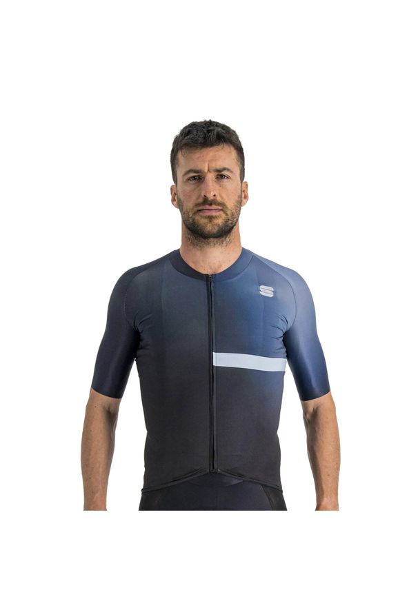 SPORTFUL - Koszulka rowerowa męska Sportful Bomber. Kolor: niebieski, wielokolorowy, szary