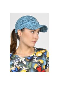 NESSI SPORTSWEAR - Czapka z daszkiem do biegania Unisex Nessi Sportswear. Kolor: niebieski. Styl: sportowy