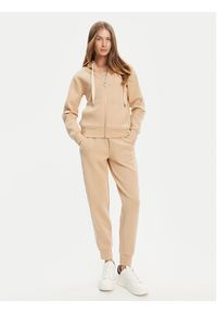 Guess Bluza W5YQ05 KBYE2 Beżowy Regular Fit. Kolor: beżowy. Materiał: syntetyk #4
