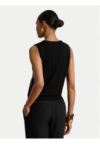 Lauren Ralph Lauren - LAUREN RALPH LAUREN Bluzka 200P13976001 Czarny Regular Fit. Kolor: czarny. Materiał: syntetyk #4