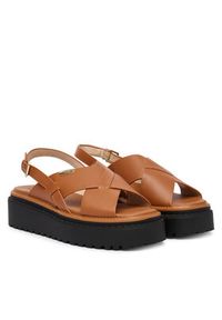 Liu Jo Sandały Bessie 02 SA6161 P0102 Brązowy. Kolor: brązowy. Materiał: skóra #4