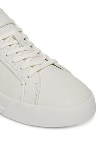 TOMMY HILFIGER - Tommy Hilfiger Sneakersy Court Best Tumbled Lth FM0FM05324 Écru. Materiał: skóra #5