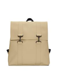 Rains Plecak MSN Bag W3 13300 Beżowy. Kolor: beżowy. Materiał: materiał