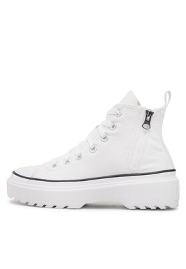 Converse Trampki Chuck Taylor All Star Lugged Lift Hi A03012C Biały. Kolor: biały. Materiał: materiał