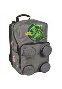 LEGO Ninjago Petersen School Backpack 20209-2501 szary One size. Kolor: szary