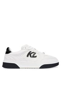 Karl Lagerfeld - KARL LAGERFELD Sneakersy KL53025 Biały. Kolor: biały. Materiał: skóra