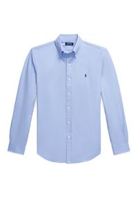 Polo Ralph Lauren Koszula 710929349009 Błękitny Custom Fit. Typ kołnierza: polo. Kolor: niebieski. Materiał: bawełna #3