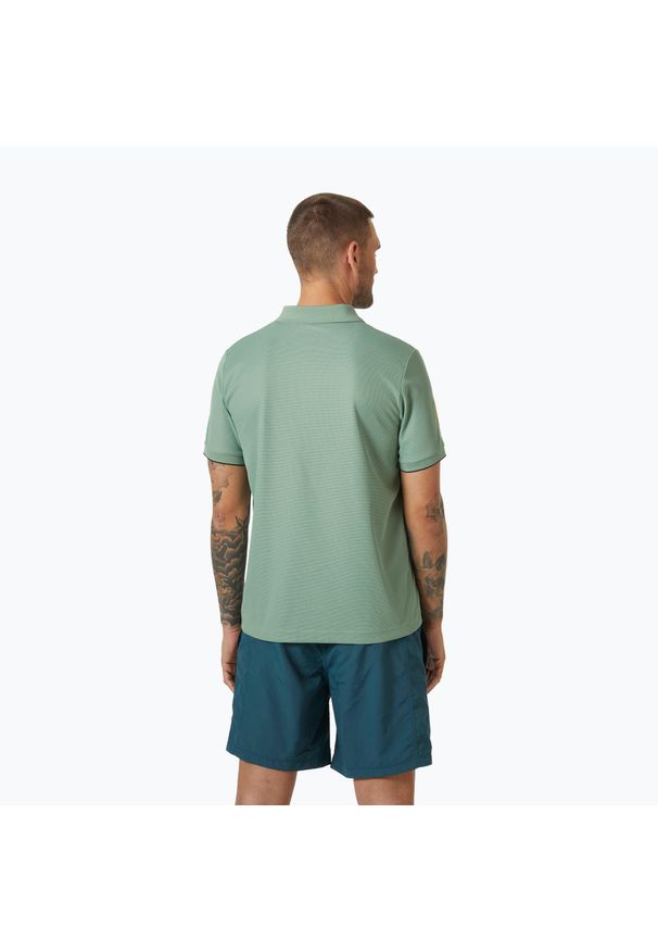 Koszulka polo męska Helly Hansen Polo. Typ kołnierza: polo. Kolor: zielony