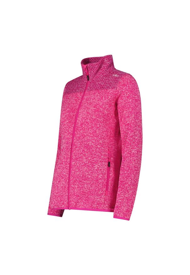 Bluza damska turystyczna CMP 35H5956. Kolor: różowy. Styl: sportowy. Sport: turystyka piesza