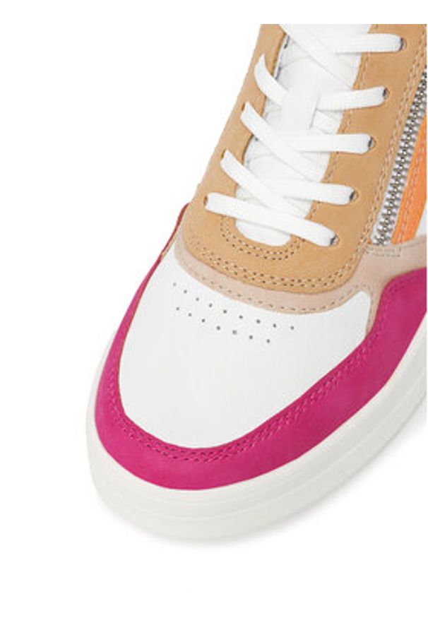 Remonte Sneakersy D0J01-84 Biały. Kolor: biały. Materiał: skóra