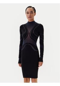 Wolford Sukienka koktajlowa Venus 57178 Granatowy Slim Fit. Kolor: niebieski. Materiał: syntetyk. Styl: wizytowy