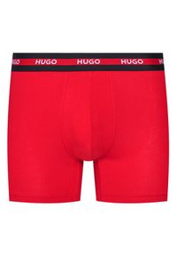 Hugo - HUGO Komplet 3 par bokserek 50545674 Kolorowy. Materiał: bawełna. Wzór: kolorowy #8