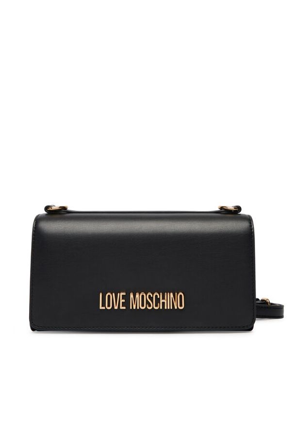 Love Moschino - LOVE MOSCHINO Torebka JC4170PP1OLX0000 Czarny. Kolor: czarny. Materiał: skórzane