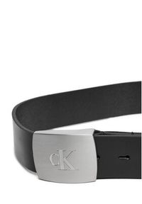 Calvin Klein Pasek Męski K50K512606 Czarny. Kolor: czarny. Materiał: skóra #2