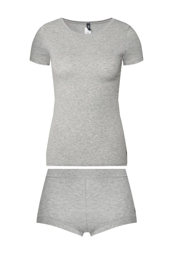 Polo Ralph Lauren T-Shirt 4P0719 202 Szary Regular Fit. Typ kołnierza: polo. Kolor: szary. Materiał: bawełna