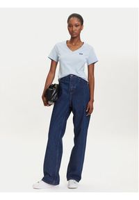 Hugo - HUGO T-Shirt Classic 50513667 Błękitny Slim Fit. Kolor: niebieski. Materiał: bawełna #4