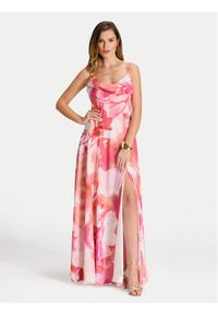 Swing Sukienka wieczorowa 5AI18600 Różowy Regular Fit. Kolor: różowy. Materiał: syntetyk. Styl: wizytowy #1