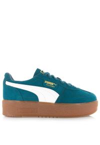 Buty damskie sportowe do chodzenia Puma PALERMO ELEVATA. Kolor: zielony, biały, brązowy, wielokolorowy. Sport: turystyka piesza