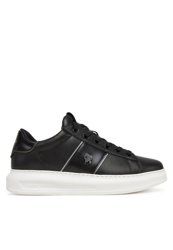 Karl Lagerfeld - KARL LAGERFELD Sneakersy KL52534A Czarny. Kolor: czarny. Materiał: skóra