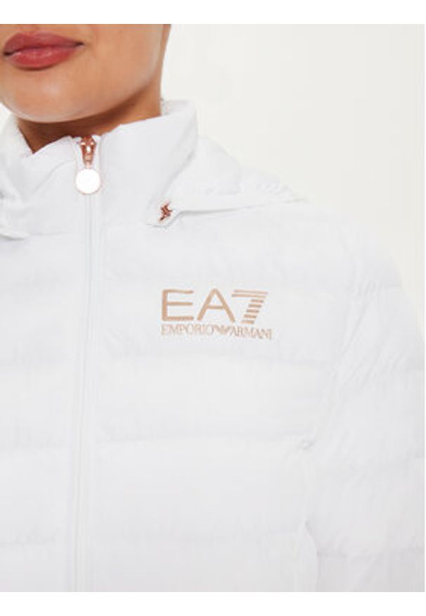 EA7 Emporio Armani Kurtka przejściowa 8NTB23 TNF8Z 0104 Biały Regular Fit. Kolor: biały. Materiał: syntetyk