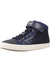 Geox - Buty GEOX J KALISPERA GIRL Niebieski. Kolor: niebieski. Materiał: tkanina, syntetyk. Sport: turystyka piesza #1