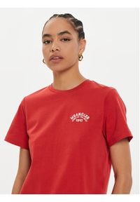 Wrangler T-Shirt Graphic 112356431 Czerwony Regular Fit. Kolor: czerwony. Materiał: bawełna #3
