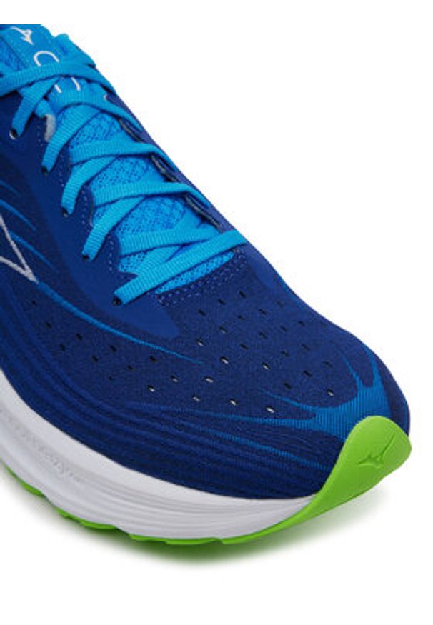 Mizuno Buty do biegania Wave Skyrise 6 J1GC2509 Niebieski. Kolor: niebieski. Materiał: materiał. Model: Mizuno Wave