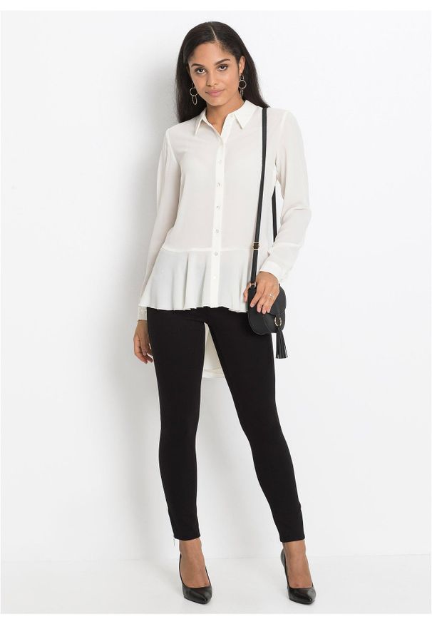 bonprix - Spodnie z dżerseju z mieszanki wiskozy. Kolor: czarny. Materiał: wiskoza, jersey