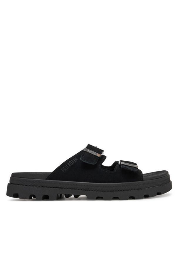 Palladium Klapki Dunelite Riviera Sde 74455-008-M Czarny. Kolor: czarny. Materiał: skóra, zamsz