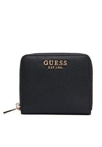 Guess Mały Portfel Damski Laurel II Slg SWBG74 59137 Czarny. Kolor: czarny. Materiał: skóra