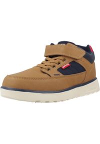 Levi's® - Kapcie LEVI'S MONTANA Jasnobrązowy. Kolor: brązowy, wielokolorowy, beżowy. Materiał: syntetyk, tkanina. Sport: turystyka piesza