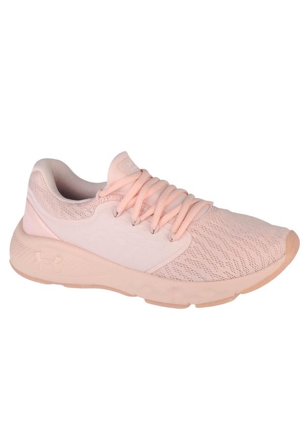 Buty do biegania damskie Under Armour Charged Vantage. Zapięcie: sznurówki. Kolor: różowy. Materiał: guma, materiał, tkanina, syntetyk. Szerokość cholewki: normalna