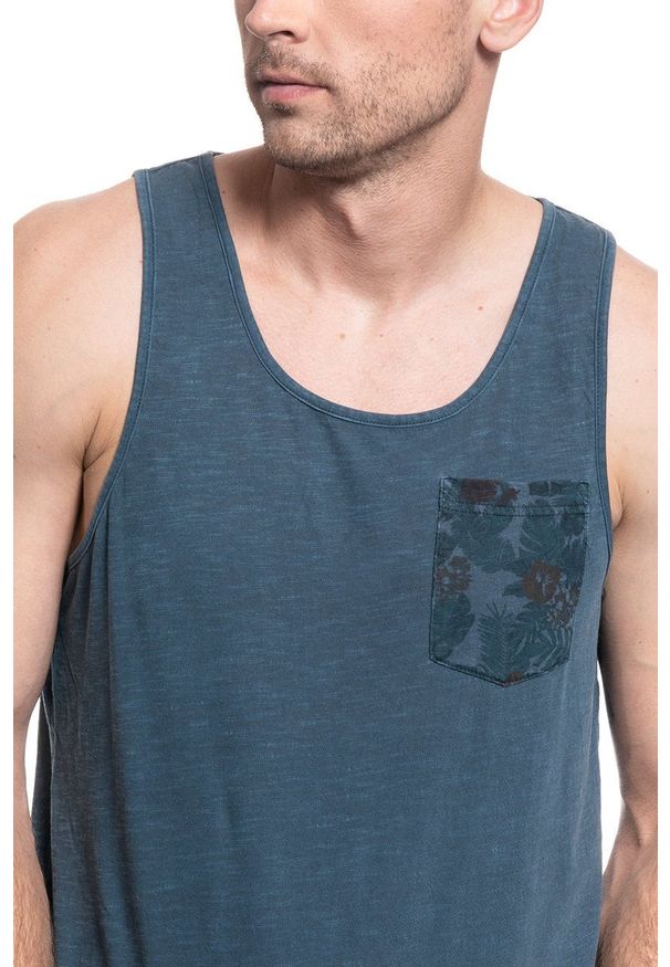 Mustang - TANK TOP MĘSKI MUSTANG T SHIRT Axel AOP CP+overdye 1009538 4085