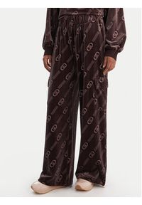 Liu Jo Sport Spodnie dresowe TF5111 J4955 Brązowy Relaxed Fit. Kolor: brązowy. Materiał: syntetyk #4