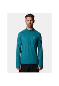 columbia - Koszulka sportowa męska Columbia M Endless Trail Mesh. Kolor: zielony. Materiał: mesh. Długość rękawa: długi rękaw. Długość: długie