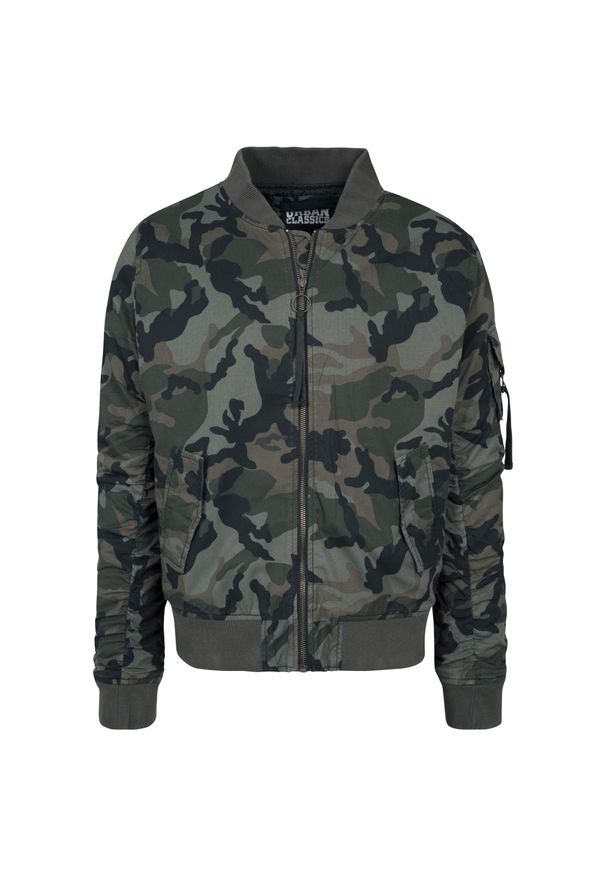 Urban Classics - Kurtka Urban Classic vintage cotton. Kolor: zielony, brązowy, wielokolorowy. Materiał: bawełna