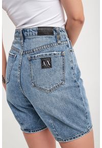 Armani Exchange - Spodenki jeansowe ARMANI EXCHANGE. Stan: podwyższony. Materiał: jeans #6