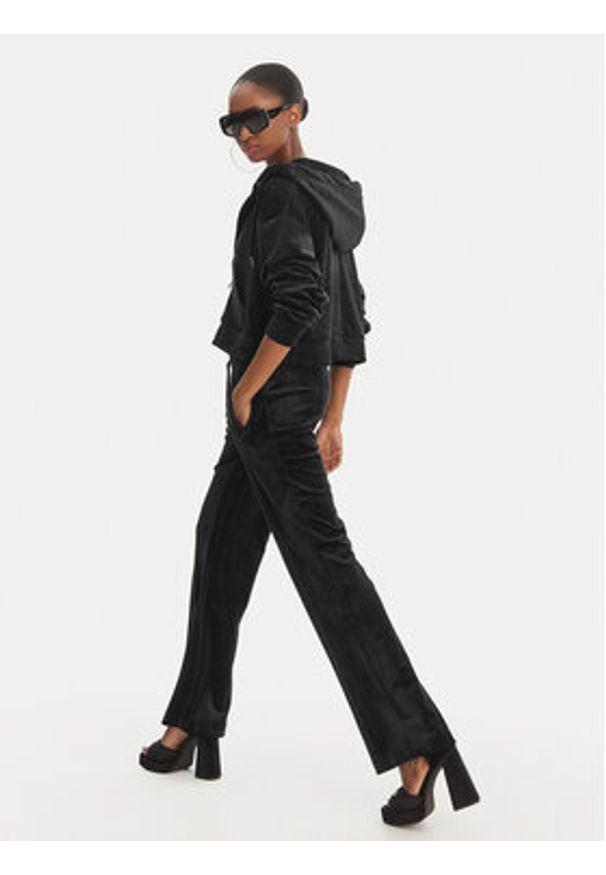 Juicy Couture Spodnie dresowe Tina JCWBJ126327 Czarny Straight Leg. Kolor: czarny. Materiał: syntetyk