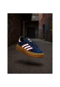 Adidas - Sneakersy adidas. Kolor: niebieski. Model: Adidas Gazelle #1