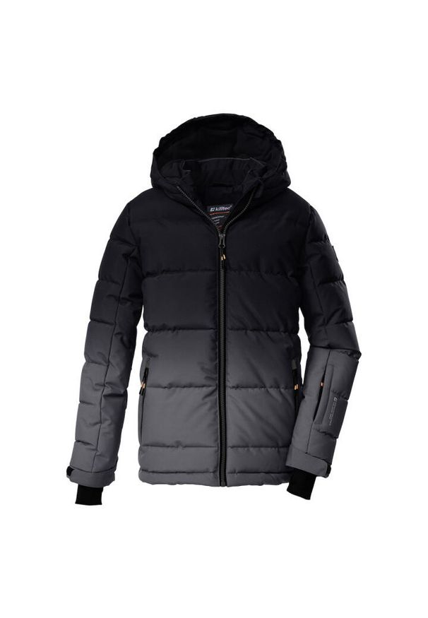 Kurtka puchowa Killtec KSW 252. Kolor: czarny, szary, wielokolorowy. Materiał: puch. Sezon: zima