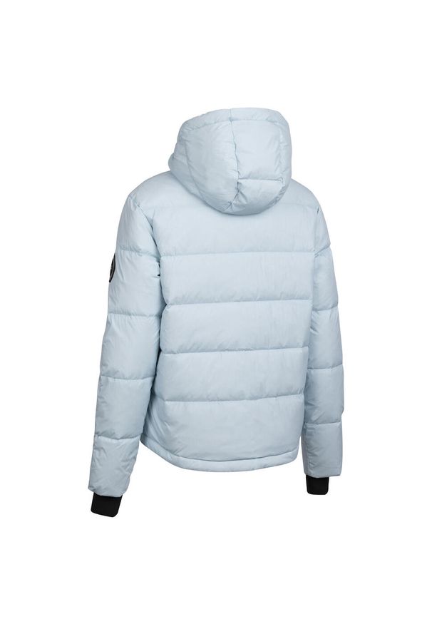 TRESPASS - Kurtka Puchowa Damska Mariana DLX. Kolor: niebieski. Materiał: puch. Sport: turystyka piesza