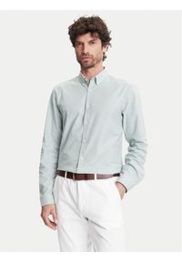 Lindbergh Koszula 30-203174 Zielony Slim Fit. Kolor: zielony. Materiał: bawełna