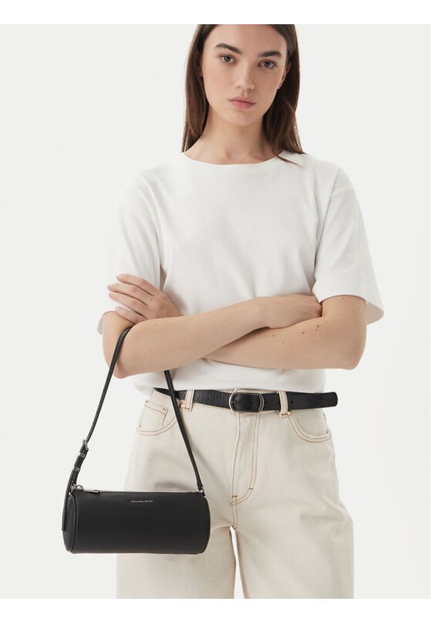 MICHAEL Michael Kors Torebka 32S6SZYC1L Czarny. Kolor: czarny. Materiał: skórzane