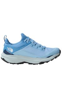 Buty The North Face Vectiv Exploris II 0A7W6DSOV1 - niebieskie. Kolor: niebieski. Materiał: guma, skóra. Szerokość cholewki: normalna. Sport: turystyka piesza