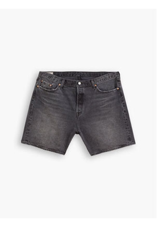 Levi's® Szorty jeansowe 501® 90'S A19870004 Czarny Loose Fit. Kolor: czarny. Materiał: bawełna