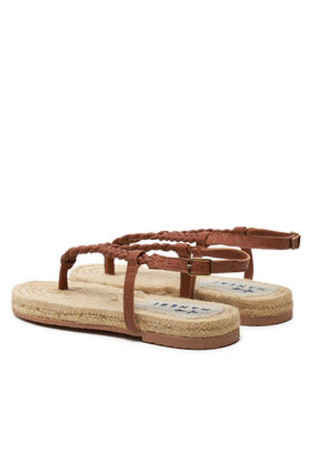 Manebi Espadryle Sandals P 8.8 Y0 Brązowy. Kolor: brązowy. Materiał: skóra